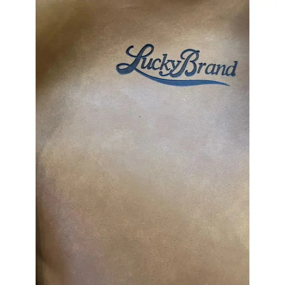 Lucky Brand Brown Leather Knee High Riding Boot Size 11M - Picture 5 of 9